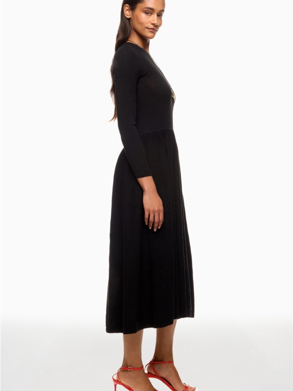 Thakoon Collective Drop Waist Midi Dress - Rent the Runway